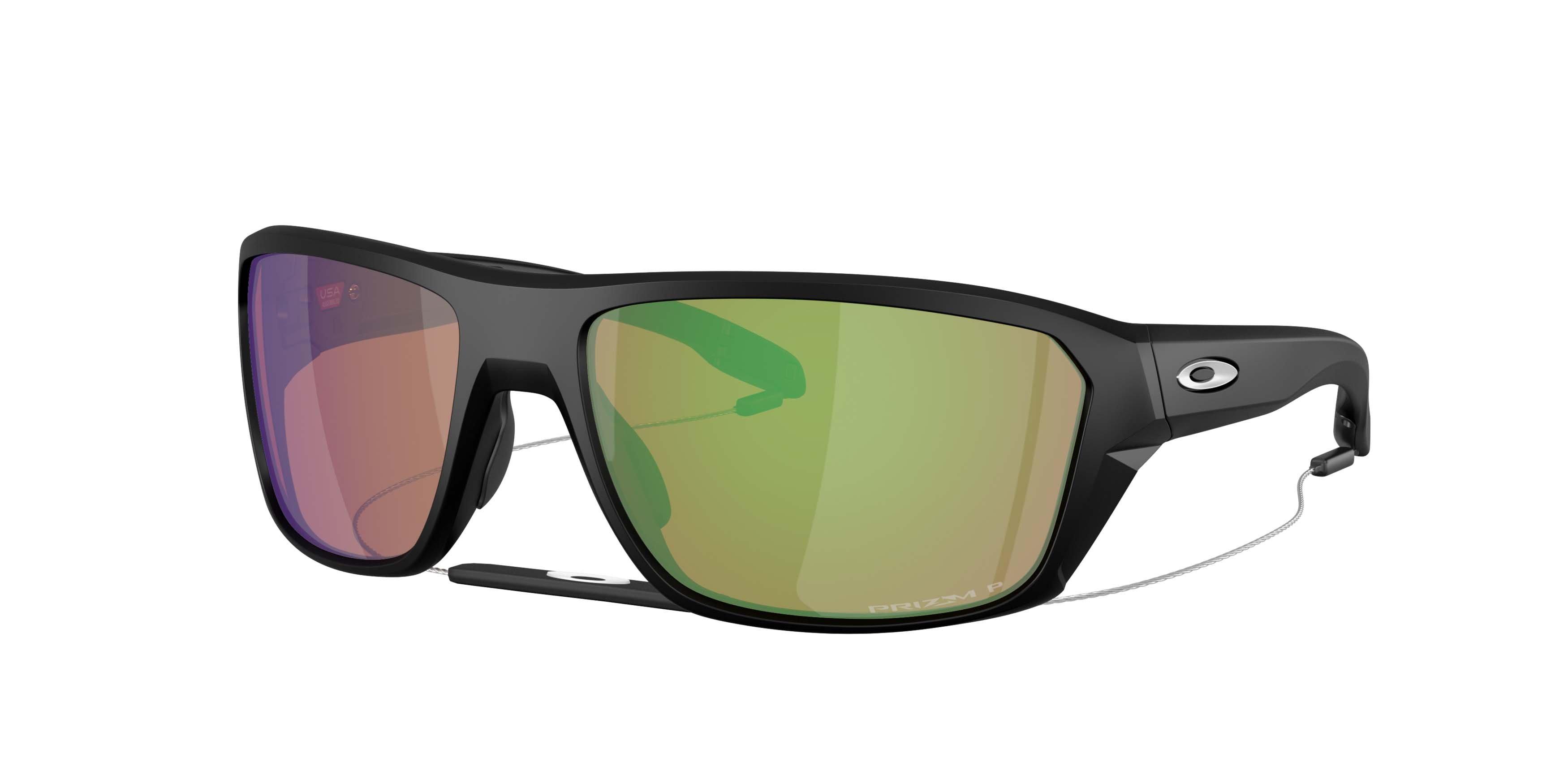 Oakley Split Shot Prizm Shallow Water Polarized Sunglasses - Matte Black - BLACK